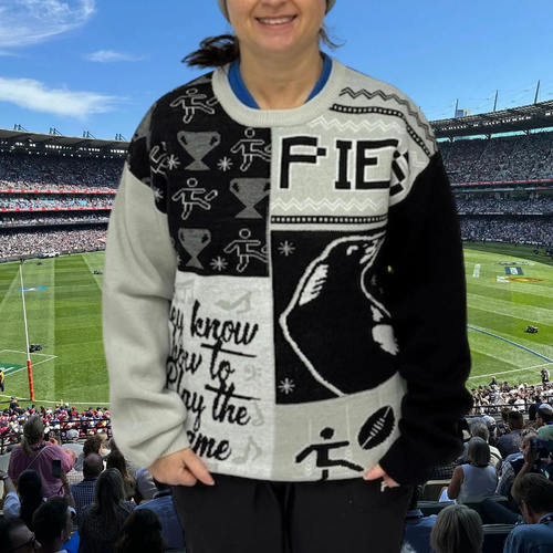 Collingwood Magpies Adult Ugly Crew