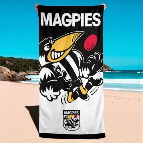 Collingwood Magpies Jumbo Beach Towel