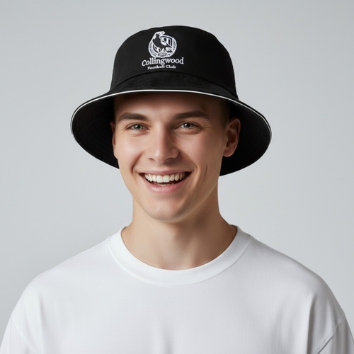 Collingwood Magpies Crest Bucket Hat
