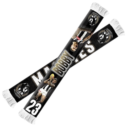 Collingwood Magpies Bobby Hill Player Scarf