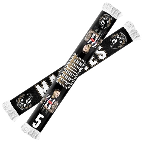 Collingwood Magpies Jamie Elliott Player Scarf