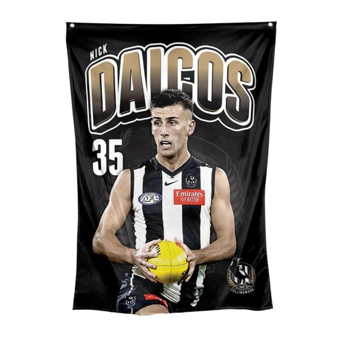 Collingwood Magpies Nick Daicos Wall Flag