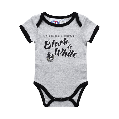 Collingwood Magpies Babies Romper Suit