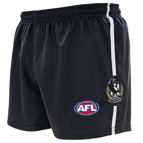 Collingwood Magpies Mens Logo Footy Shorts
