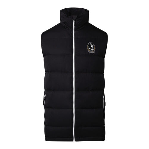 Collingwood Magpies Mens Down Vest Size:M