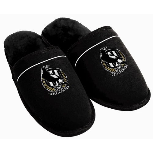 Collingwood Magpies Adults Slippers