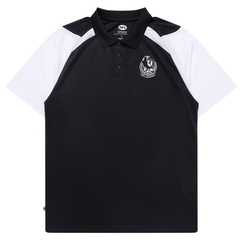 Collingwood Magpies Mens Performance Polo Size:M