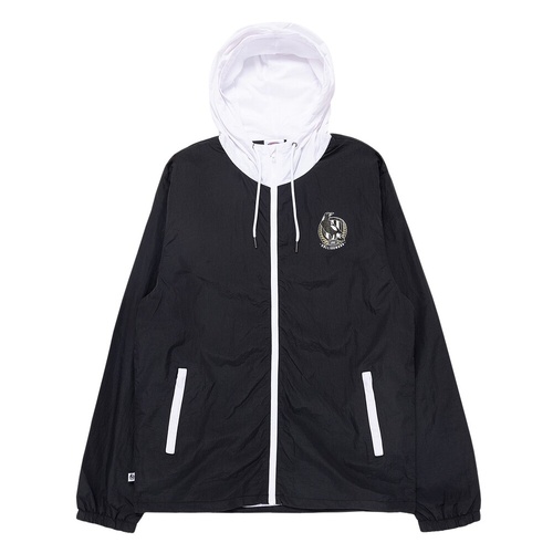 Collingwood Magpies Mens Windbreaker Zip Jacket
