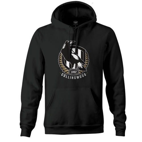 Collingwood Magpies Mens Logo Hood