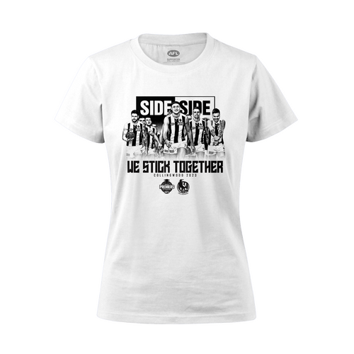 Collingwood Magpies 2023 Premiers Side-by-Side Youths Tee