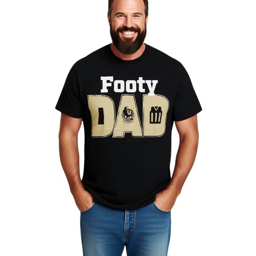 Collingwood Magpies Mens Footy Dad Tee