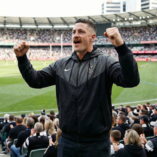 Collingwood Magpies 2026 Nike Adults Windbreaker