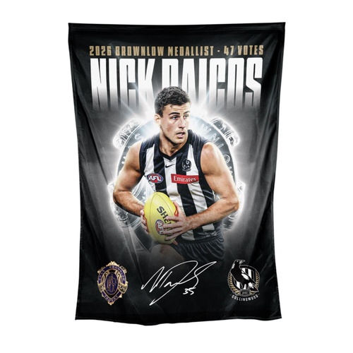 Nick Daicos 2026 Brownlow Medallist Wall Flag