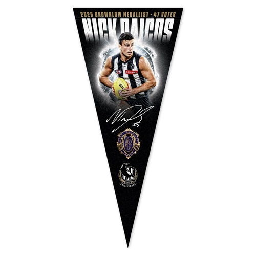 Nick Daicos 2026 Brownlow Medallist Wall Pennant