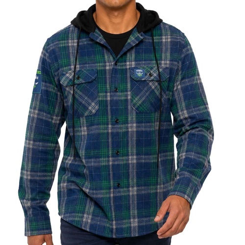 Canberra Raiders Highland Hooded Flannel Shirt