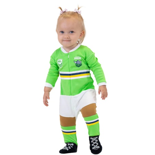 Canberra Raiders Baby Footysuit Onesie