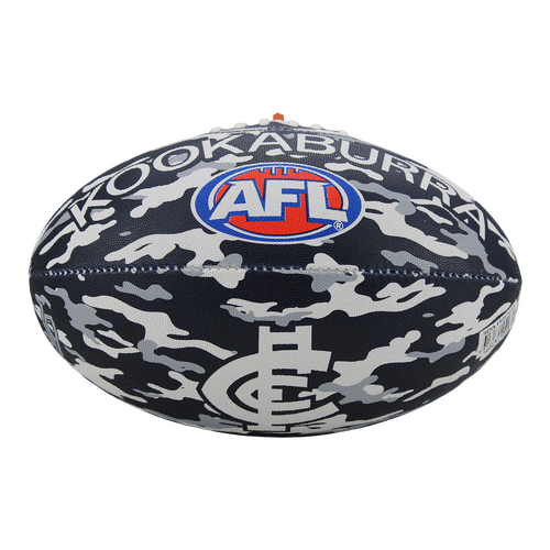 Carlton Blues Size 5 Camo Football