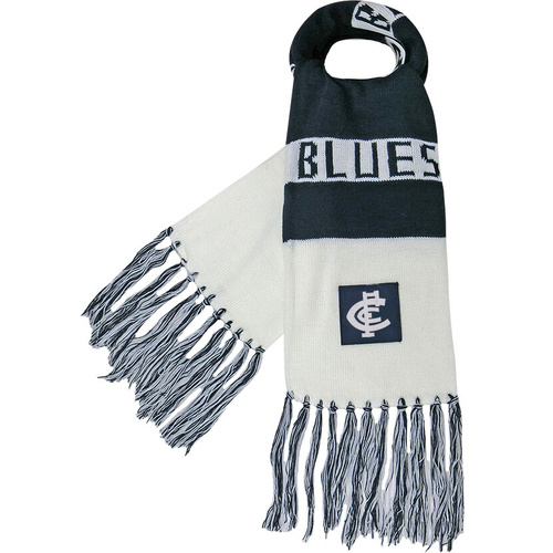Carlton Blues Traditional Bar Scarf