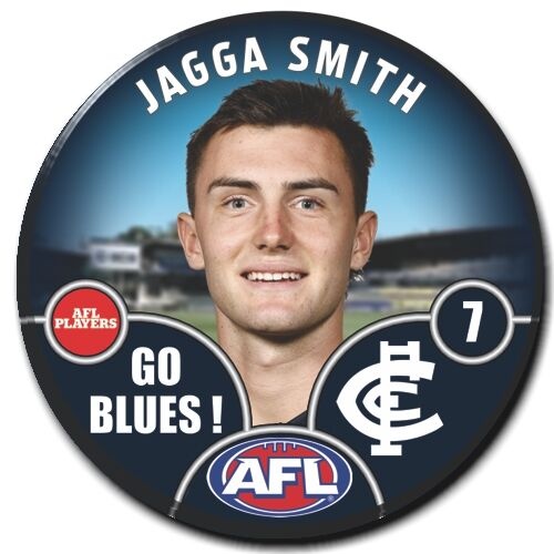 Carlton Blues 2025 Player Pin Badge - SMITH
