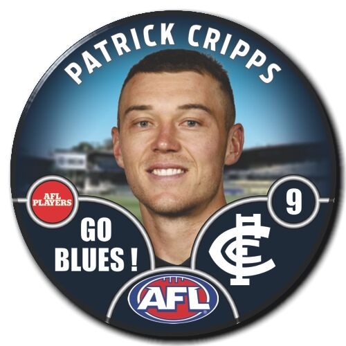 Carlton Blues 2025 Player Pin Badge - CRIPPS