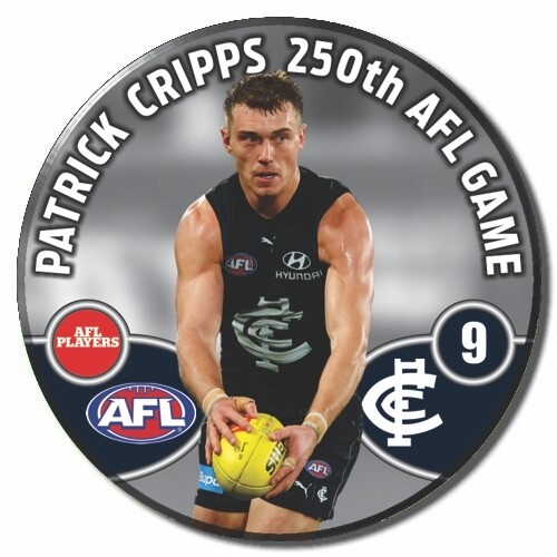 Carlton Blues Patrick Cripps 250th Game Badge
