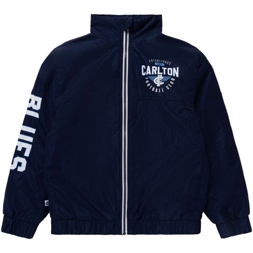 Carlton Blues Hoodless Youths Supporter Jacket