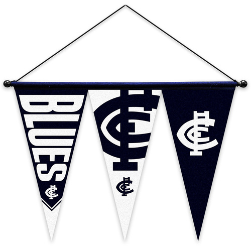 Carlton Blues Set of 3 Pennants