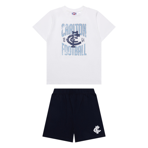 Carlton Blues Youths Summer Pyjamas