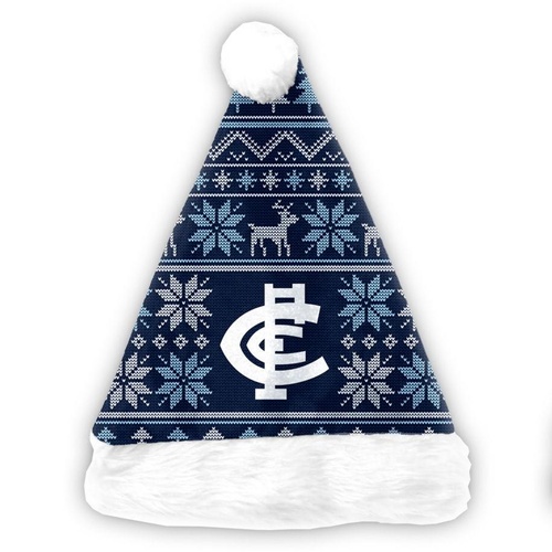 Carlton Blues Xmas Santa Hat