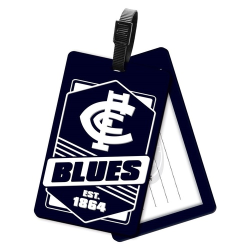Carlton Blues Rubber Luggage Tag
