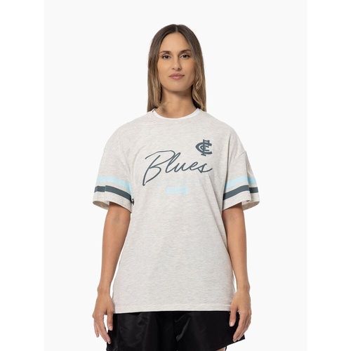 Carlton Blues Womens Oversize Stack Tee