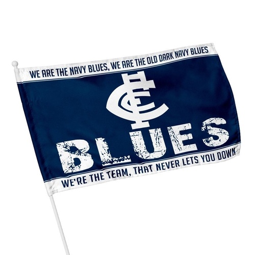 Carlton Blues Kids Supporter Flag