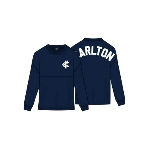 Carlton Blues Mens Club Long Sleeve Tee