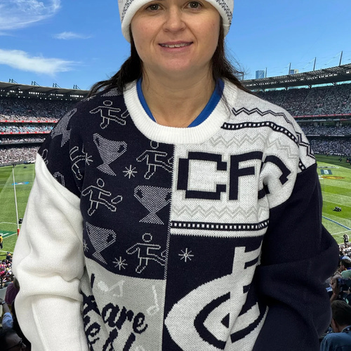 Carlton Blues Adult Ugly Crew