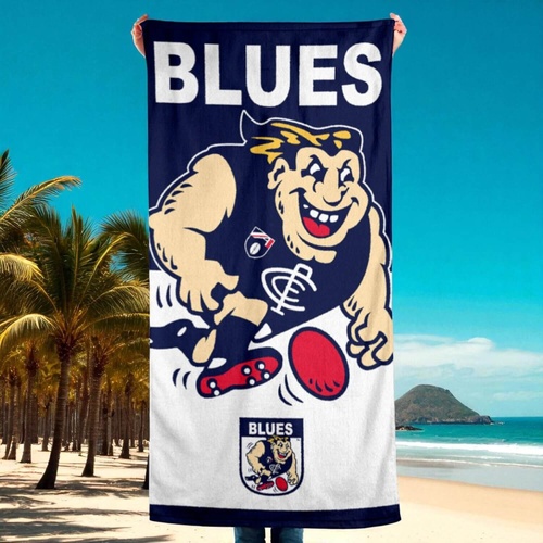 Carlton Blues Jumbo Beach Towel