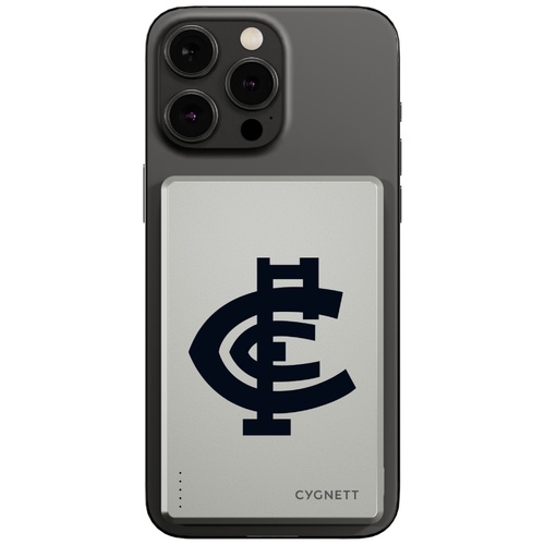 Carlton Blues AFL Magnetic Wireless Power Bank