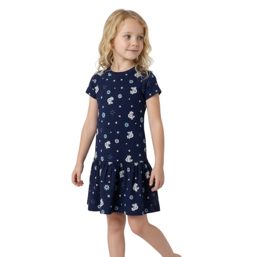 Carlton Blues Girls Jersey Dress