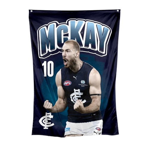 Carlton Blues Harry McKay Wall Flag