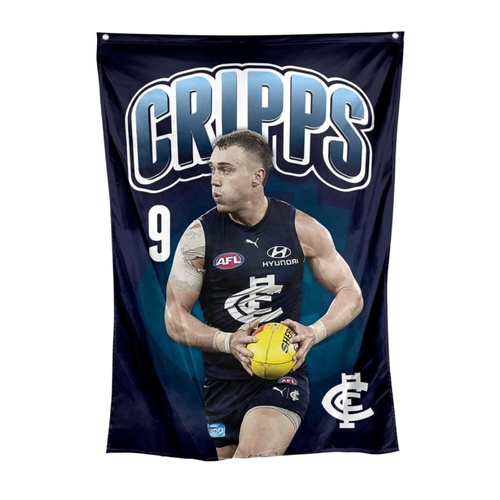 Carlton Blues Patrick Cripps Wall Flag