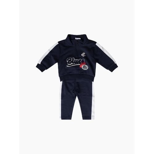 Carlton Blues  Baby 1/4 Zip Tracksuit Set