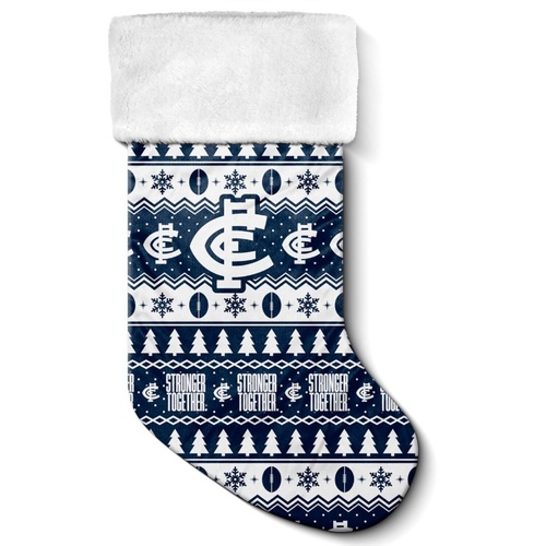 Carlton Blues Jumbo Christmas Stocking