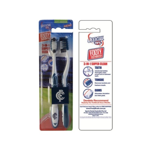 Carlton Blues Toothbrush Twin Pack