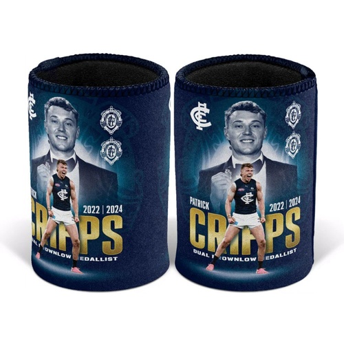 Carlton Blues Patrick Cripps 2024 Brownlow Stubby Holder