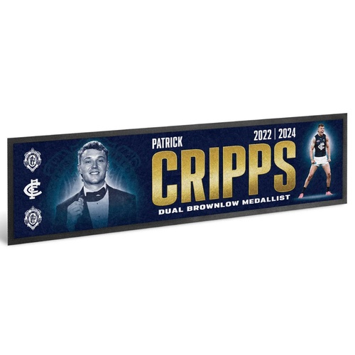 Carlton Blues Patrick Cripps 2024 Brownlow Bar Runner