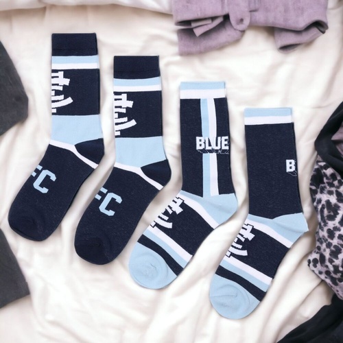 Carlton Blues 2-Pack Mens Club Socks