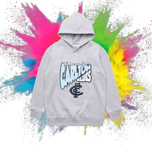 Carlton Blues Kids Footy Hood