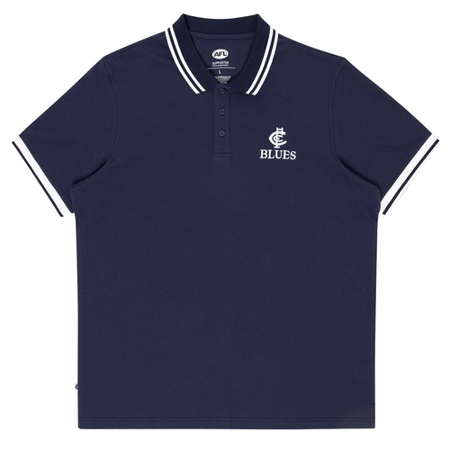 Carlton Blues Mens Cotton Pique Polo