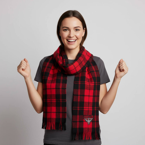 Essendon Bombers Tartan Scarf