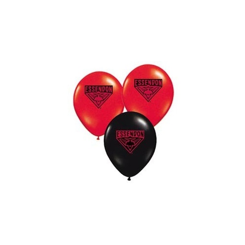 Essendon Bombers Printed Balloons