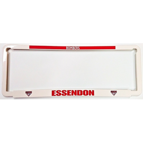 Essendon Bombers Car Number Plate Surrounds Set of 2